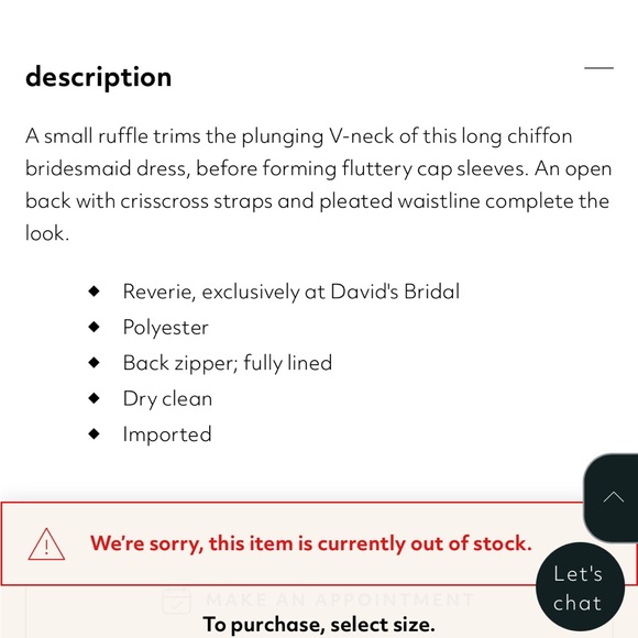 Reverie ruffle sleeve open back chiffon bridesmaid dress - Picture 7 of 7